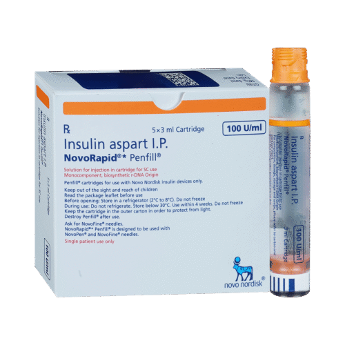 NovoRapid Penfill (3ml Each)