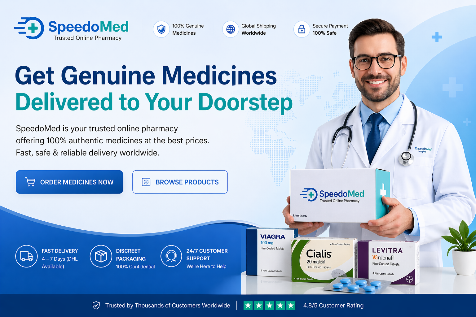 get genuine medicines from speedomed